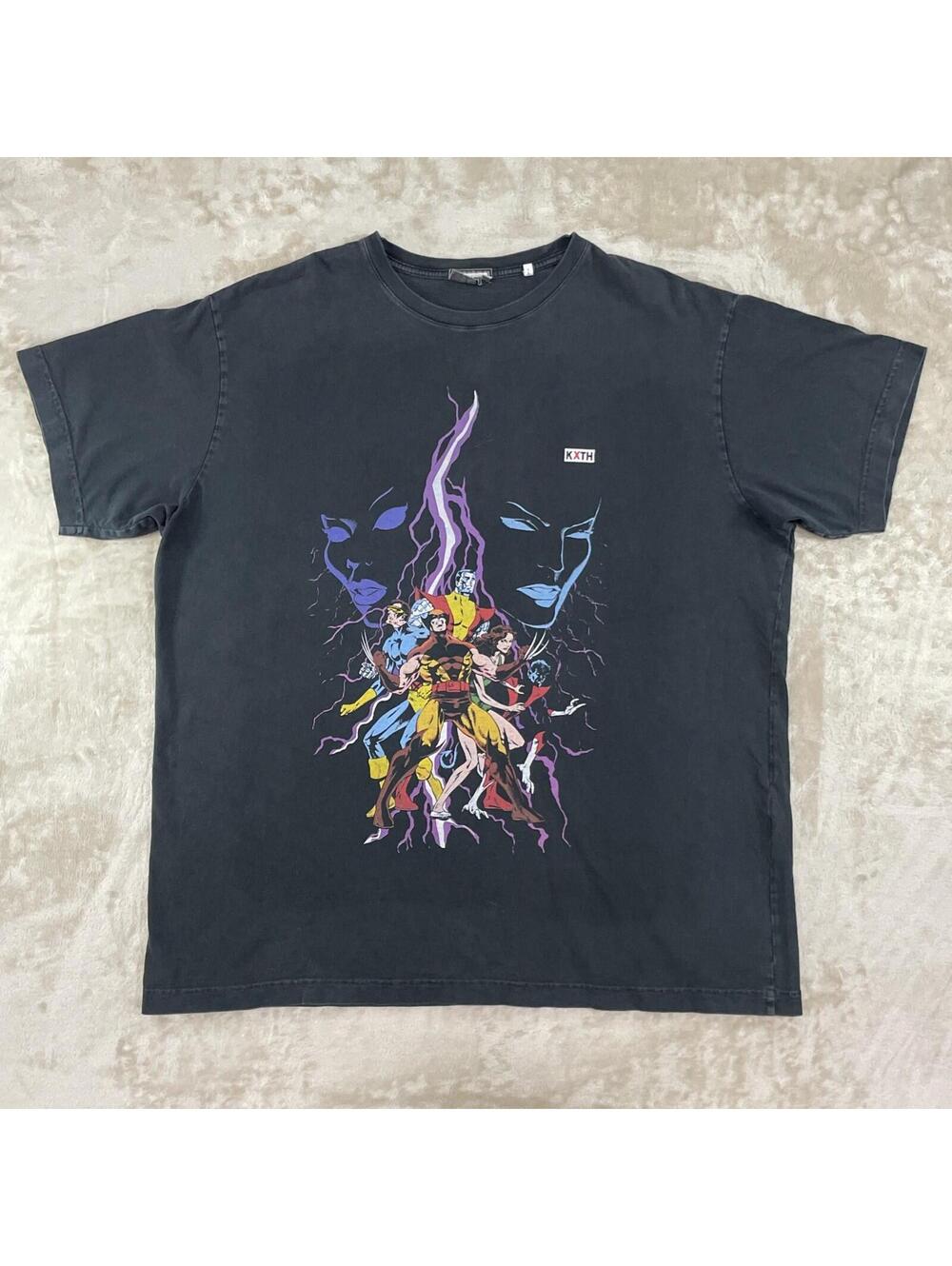 Marvel | Kith for X-Men Clash Vintage Black T Shirt Wolverine Storm Men’s SLD